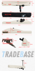 Surfmist right hand lockable keyed alike window winder 120mm restricted chain dimensions diagram