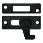 TradeBase LTC6281 black sliding screen door latch