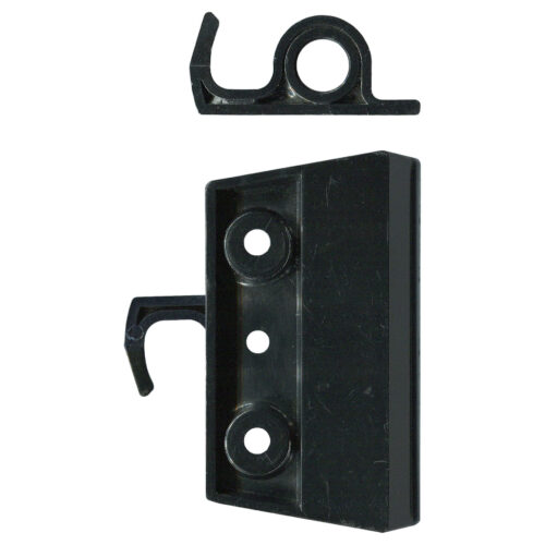 TradeBase LTC6290 black lockable pattern sliding screen door latch