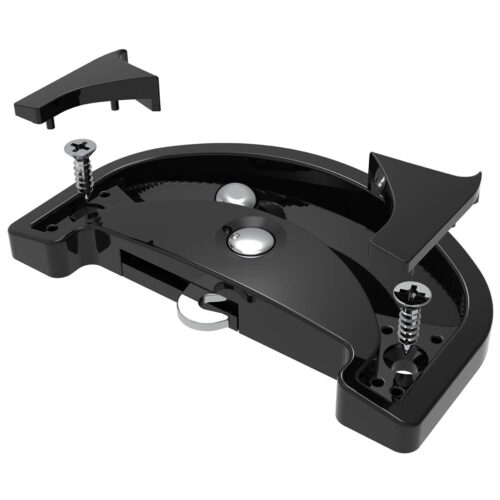 TradeBase LTC8082 black narrow stile sliding screen door latch