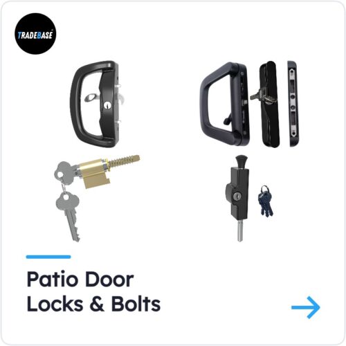 Patio Door Locks and Bolts category – TradeBase Australia replacement hardware