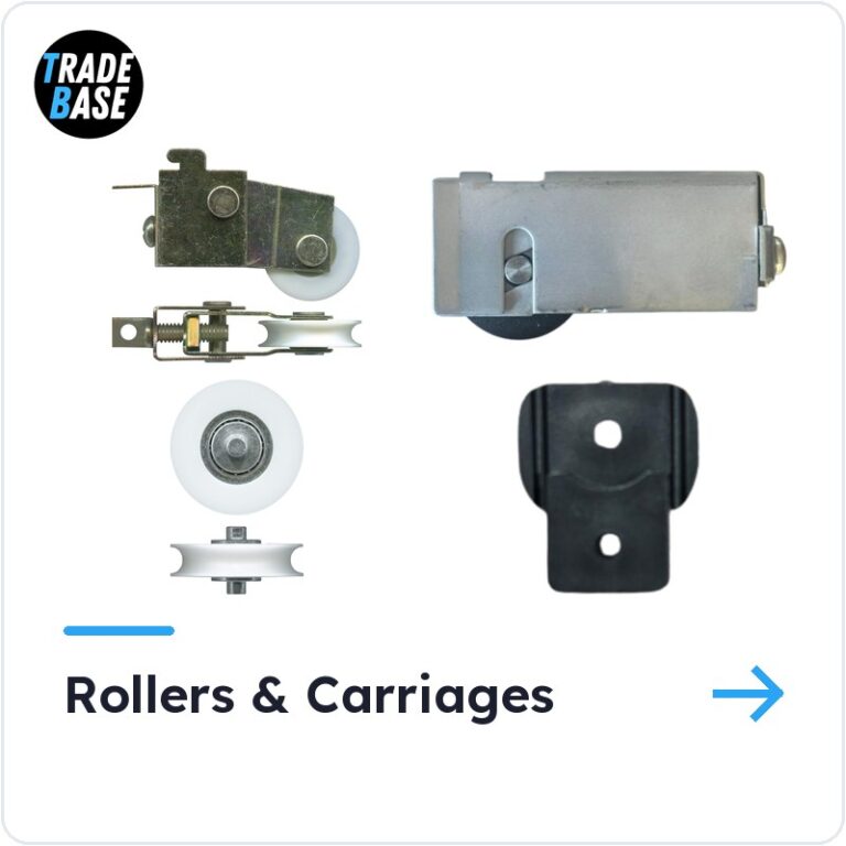Rollers and Carriages category – TradeBase Australia replacement hardware
