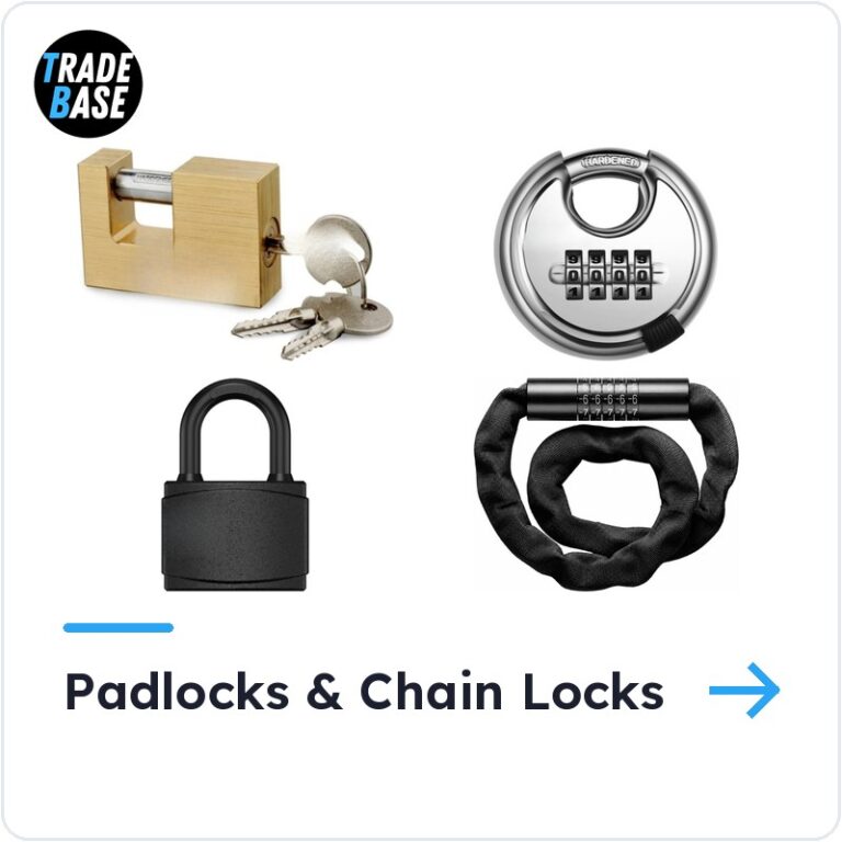Padlocks, Cable and Chain Locks category – TradeBase Australia replacement hardware