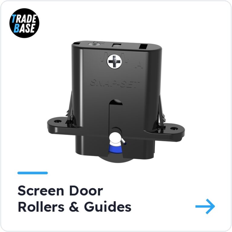Screen & Security Door Rollers, Carriages & Guides category – TradeBase Australia replacement hardware