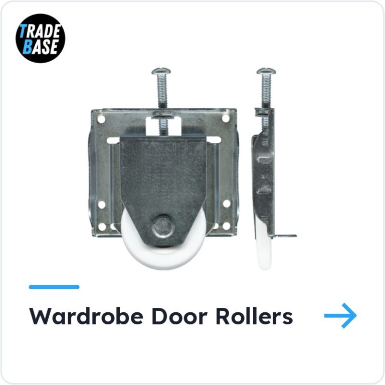 Wardrobe, Robe & Cupboard Door Rollers & Guides category – TradeBase Australia replacement hardware