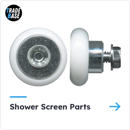 Shower Screen Rollers, Pivots & Brackets category – TradeBase Australia replacement hardware