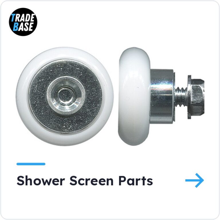 Shower Screen Rollers, Pivots & Brackets category – TradeBase Australia replacement hardware