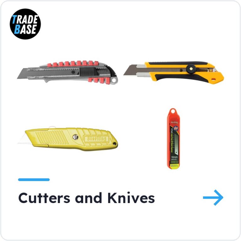 TradeBase Australia Cutters and Knives category