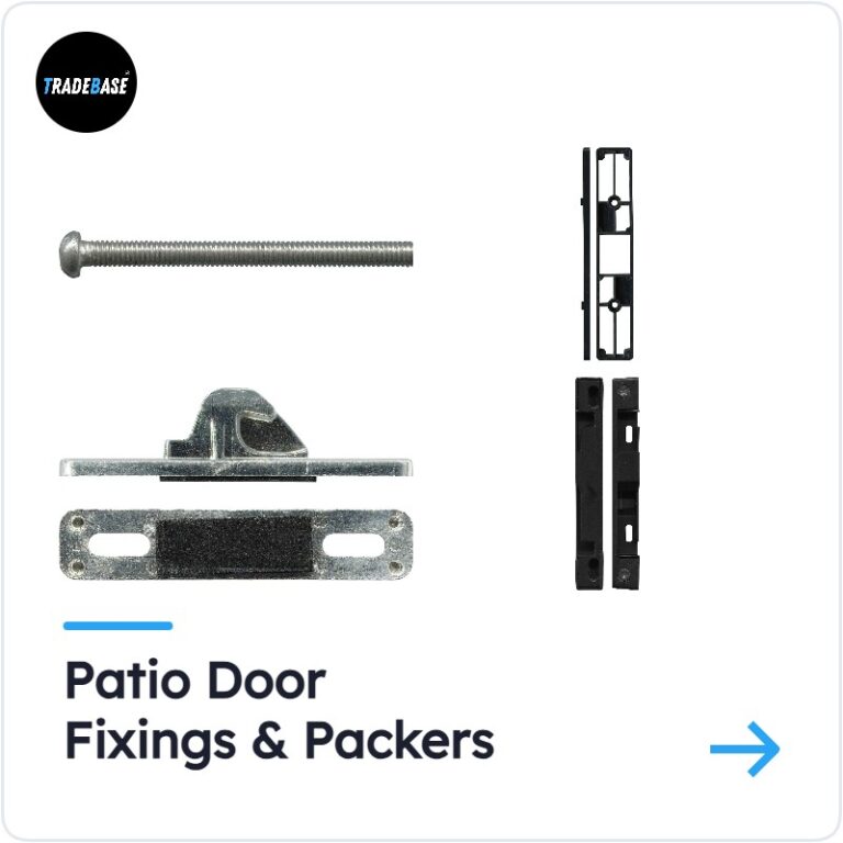 Patio Door Fixings, Packers & Strikers category – TradeBase Australia replacement hardware