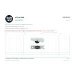 Actual size 1:1 print guide for 13mm Sliding Door Carriage & Acetal Roller – Adjustable Plastic 2 Pack – Suits Rylock® & Lidco® on a 10 mm grid
