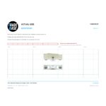 Actual size 1:1 print guide for 15mm Adjustable Sliding Door Carriage & Roller – Suits Windows on a 10 mm grid