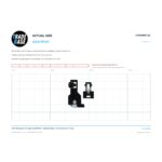 Actual size 1:1 print guide for 16mm Sliding Door Carriage & Acetal Roller – Adjustable Nylon – Suits G.James® 131 series on a 10 mm grid