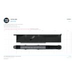 Actual size 1:1 print guide for 190.5mm Adjustable Sliding Door Carriage & Block – Suits Fixed Door Panel on a 10 mm grid