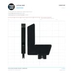 Actual size 1:1 print guide for 24mm Screen Door Corner Stake & Acetal Roller – Adjustable Plastic on a 10 mm grid