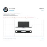 Actual size 1:1 print guide for 27mm Sliding Door Carriage & Acetal Roller – Adjustable Plastic on a 10 mm grid