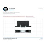 Actual size 1:1 print guide for 28mm Sliding Door Carriage & Acetal Roller – Black Adjustable Plastic on a 10 mm grid