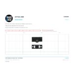 Actual size 1:1 print guide for 29.6mm Sliding Door Carriage & Roller – Suits Windows on a 10 mm grid