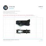 Actual size 1:1 print guide for Sliding Door Carriage & Acetal Roller – Adjustable Nylon – Suits BGC® & Jason® on a 10 mm grid