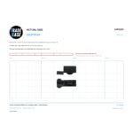 Actual size 1:1 print guide for 30.9mm Adjustable Sliding Door Carriage & Roller – Suits Windows on a 10 mm grid