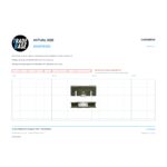 Actual size 1:1 print guide for 32.3mm Sliding Door Carriage & Roller – Suits Windows on a 10 mm grid