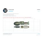 Actual size 1:1 print guide for 32mm Adjustable Sliding Door Carriage & Roller on a 10 mm grid