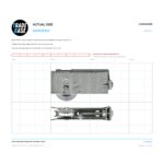 Actual size 1:1 print guide for 32mm Adjustable Sliding Door Carriage & Roller on a 10 mm grid