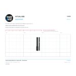 Actual size 1:1 print guide for 37.8mm Adjustable Sliding Door Carriage & Roller – Suits Windows on a 10 mm grid