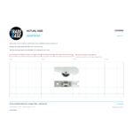 Actual size 1:1 print guide for 38.6mm Adjustable Sliding Door Carriage & Roller – Suits Windows on a 10 mm grid