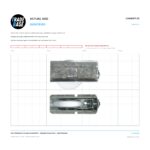Actual size 1:1 print guide for 40mm Sliding Door Carriage & Acetal Roller – Adjustable Convex Steel – Suits Robemaker on a 10 mm grid