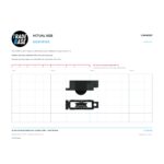 Actual size 1:1 print guide for 42.2mm Adjustable Sliding Door Carriage & Roller – Suits Windows on a 10 mm grid
