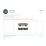 Actual size 1:1 print guide for 45.8mm Adjustable Sliding Door Carriage & Roller – Suits Windows on a 10 mm grid