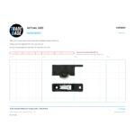 Actual size 1:1 print guide for 48.3mm Adjustable Sliding Door Carriage & Roller – Suits Windows on a 10 mm grid