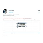 Actual size 1:1 print guide for 49mm Adjustable Sliding Door Carriage & Roller – Suits Door and Windows on a 10 mm grid