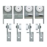 TradeBase 53.8mm Sliding Door Carriage & Roller Set, suits shower screens