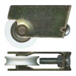 TradeBase 61mm Adjustable Sliding Door Carriage & Roller, suits patio doors