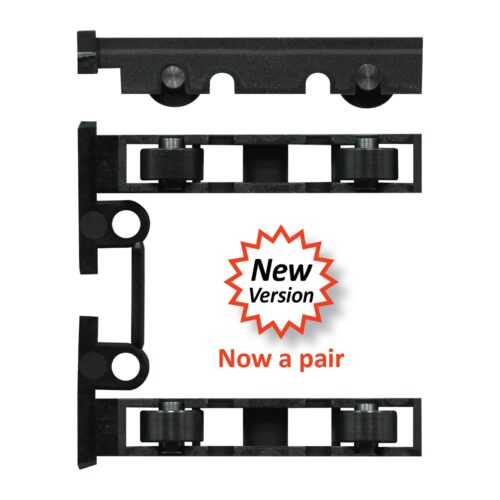 TradeBase 12kg 63.1mm Adjustable Sliding Door Carriage & Roller, suits windows