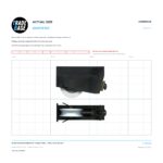Actual size 1:1 print guide for 65.4mm Adjustable Sliding Door Carriage & Roller – Suits A and L Windows on a 10 mm grid