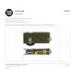 Actual size 1:1 print guide for 79.7mm Adjustable Sliding Door Carriage & Roller – Suits Patio Doors on a 10 mm grid
