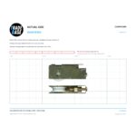 Actual size 1:1 print guide for 20kg Adjustable Patio Door Carriage & Roller - Steel Carriage on a 10 mm grid