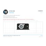 Actual size 1:1 print guide for Adjustable Shed Door Carriage & Roller 22mm - Suits Heritage®, Span Built® & Absco® on a 10 mm grid