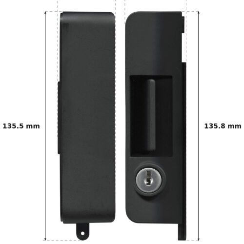 Keyed Window Catch & Spring – Left Hand – Suits Jason Window Breeze lock dimension diagram. Every dimension measured in millimetres. TradeBase Australia part CTH6124.