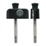 Double Hung Timber Window Bolt for aluminium flyscreens and windows. TradeBase Australia part DHB8250.