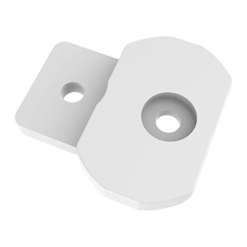 TradeBase 25.8mm Sliding Door Guide – White, suits security, barrier and screen doors