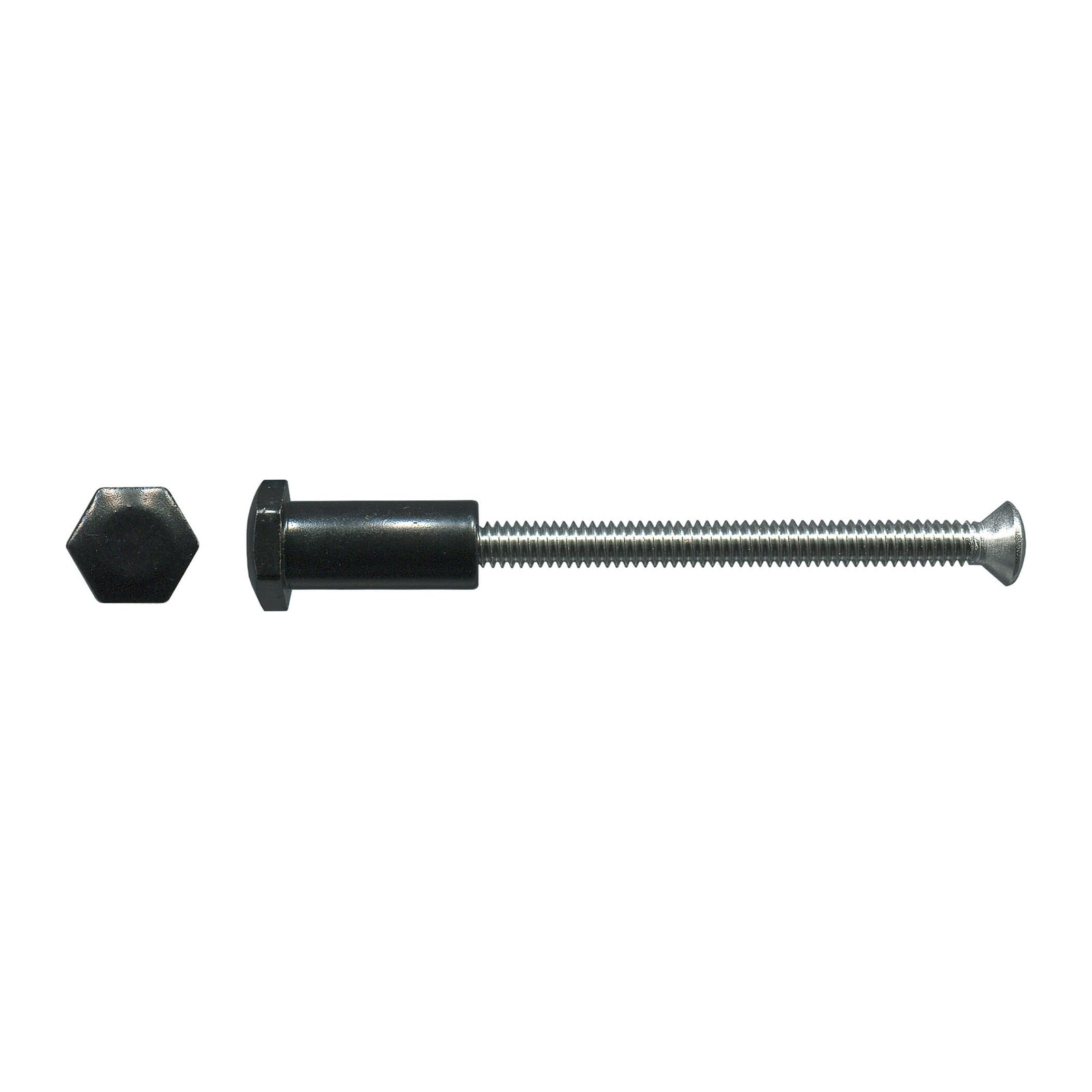 64.2mm Aluminium Sleeve Nut – Suits Lock Pulls 4-8590 and 4-8660 - TradeBase NUTSLV64 TradeBase 64.2mm Aluminium Sleeve Nut, suits lock pulls 4-8590 and 4-8660
