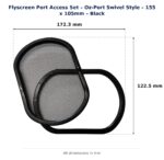 Dimension diagram for PAS4752 Flyscreen Port Access Set - TradeBase Australia. All dimensions in millimetres, drawn on the part.