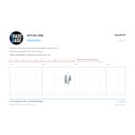 Actual size 1:1 print guide for 19mm Flat Sliding Door Roller – Acetal Threaded Stud 8kg on a 10 mm grid