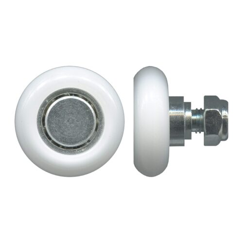 TradeBase 19.6mm Sliding Door Roller, suits wardrobe doors