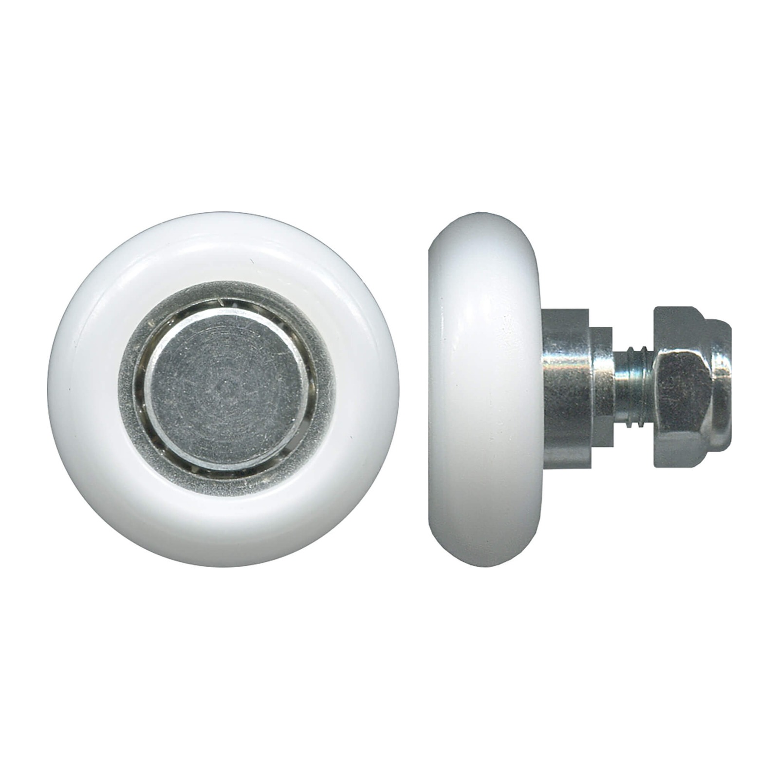 19.6mm Sliding Door Roller – Suits Wardrobe Doors - TradeBase ROL20CVX TradeBase 19.6mm Sliding Door Roller, suits wardrobe doors