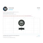 Actual size 1:1 print guide for 31.7mm Sliding Door Roller – Suits 1-3030, 1-3033, 1-3034, 1-3035 and 1-3036 Security Door Carriage Only on a 10 mm grid