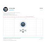 Actual size 1:1 print guide for 32mm Sliding Door Roller – Suits 1-3030, 1-3033, 1-3034, 1-3035 and 1-3036 Security Door Carriage Only on a 10 mm grid
